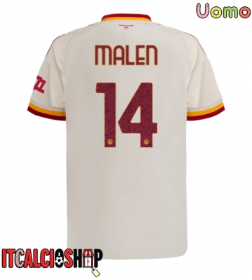 AS Roma Donyell Malen #14 Seconda Maglia 2026-27 Manica Corta